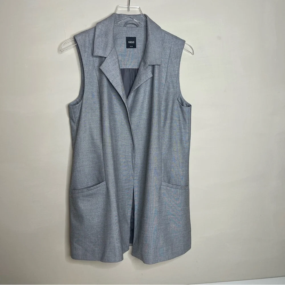 Oasis tonic Tailored Suit vest grey
